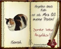 Sarah ist leider ueber die Regenbogenbruecke gegangen :-(((